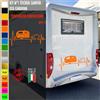 Adesivi camper PASSIONE PER LA ROULOTTE caravan roulotte accessori cod.1842