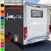 Adesivi camper BATTITO PASSIONE CUORE CAMPER caravan roulotte accessori cod.1839