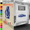 Adesivi camper NATURA CERVO ALBERI STELLE caravan roulotte accessori cod.1830