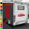 Adesivi camper NATURA CERVO ALBERI STELLE caravan roulotte accessori cod.1830