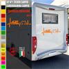 Adesivi camper BATTITO PASSIONE CUORE CAMPER caravan roulotte accessori cod.1839
