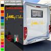 Adesivi camper BATTITO PASSIONE CUORE CAMPER caravan roulotte accessori cod.1839