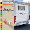 Adesivi camper BATTITO PASSIONE CUORE CAMPER caravan roulotte accessori cod.1839