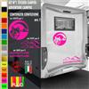 Kit 5 Adesivi camper AVVENTURA LUPO NATURA MONTAGNA caravan accessori cod.1834