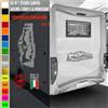 Adesivi camper NATURA CERVO ALBERI STELLE caravan roulotte accessori cod.1830