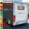 Adesivi camper BATTITO PASSIONE CUORE CAMPER caravan roulotte accessori cod.1839