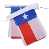AZ FLAG Ghirlanda 6 Metri 20 Bandiere Texas 21x15cm, Bandiera Stato Americano - Usa - Stati Uniti 15 x 21 cm - Festone Bandierine