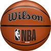 Wilson Pallone da Basket NBA DRV Plus Basketball, Utilizzo Outdoor, Gomma, Misura 7, Marrone