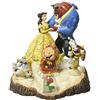Disney Statuetta da Collezione Disney - La Bella e la Bestia, 19 cm