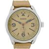 Oozoo Orologio da polso XL con cinturino in pelle per articoli speciali, outlet a prezzo ridotto, variante 2, C7065 - Sabbia/Sabbia, cinghia