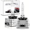 Asasytal D3S Lampadine Allo Xeno per Fari HID, 35W 12V Bianco Diamante 6000K Bi HID Xenarc Kit di Retrofit per Fari Aggiornamento per Lampadine Allo Xeno Originali/LED, 1 Paio