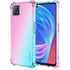 HUANGTAOLI Custodia per OPPO A73 5G, Rinforzare la con Angoli Protettiva Silicone Colorato Bumper Cover per OPPO A73 5G