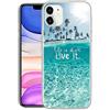 Pnakqil Cover per Samsung Galaxy S21 FE 5G 6,41, Custodia in Silicone TPU Case Trasparente Protezione Caso con Carino Motivo Antiurto Anti-Graffio Slim Cover per Samsung S21FE, Paesaggio