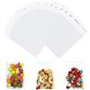 SUBTAVIK Sacchetti di cellophane da 100 pezzi, sacchetti di cellophane trasparenti richiudibili Sacchetti dolci autoadesivi per biscotti, dolci, gioielli, confezioni regalo (8x12 cm / 3,1x4,7 pollici)