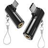 MOSWAG Adattatore USB C a Jack 3,5 mm Tipo ad Angolo Retto - Adattatore Audio AUX in Lega di Zinco per Cuffie - Compatibile con Samsung Galaxy S23 S22