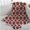 MAKA change your life quality MAKA Telo Copritutto Divano Arredo 50% Cotone 50% Poliestere Singolo e Matrimoniale Copridivano Decorativo Fantasia Lavabile in Lavatrice Copri Tutto Stirabile (180_x_280_cm, rombo, bordeaux)