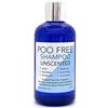 POO FREE 99% Naturale SHAMPOO - SENZA PROFUMO - 250 ml di POO FREE. Senza Solfati, Senza Parabeni, Senza Silicone. Concentrato, a Bassa Schiuma. pH 5.5 Dermoprotettivo per Pelli Sensibili.