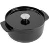 KitchenAid Cast Iron Cocotte in Ghisa Smaltata con Coperchio, Ø 22cm, Rotonda, 3,3L, 4,5kg, Alta Qualità e Durevole, Cuocere, Friggere, Senza PFAS, Induzione, Manico Ergonomico, Forno 260°C, Nero Onyx