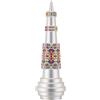 Alessi Vertigo ESA07 - Puntale per Albero di Natale di Design, in Vetro Soffiato Decorato a Mano