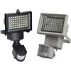 EZSolar 884620049850 - Lampada solare da parete, 750 lumen, 60 LED con detectore, incolore, taglia unica