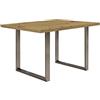 Forte TABLES Tavolo non allungabile, in legno derivato, rovere artigianale, 140 x 74,7 x 90 cm