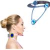 YGMXZL Collare cervicale,Neck Correct,Dispositivo di trazione del collo regolabile 360°,correzione della postura del collo per alleviare il dolore al collo (Adulto Blu)