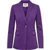 ONLY Blazer classico Female Slim Fit Revers Blazer, amaranto viola