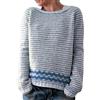 FNKDOR 2023 Maglione donna autunno inverno maglione maglione cashmere maglione norvegese, grigio., S