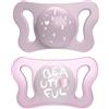 Chicco PhysioForma - Micrò Succhietto 0-2M Tettarella in Silicone Rosa, 2 Pezzi