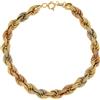 Gioielleria Lucchese Oro Bracciale Donna Oro Giallo Bianco Rosa GL101381