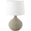 RL LIVE YOUR LIGHT RLLiveYourLight Martin, Lampada da tavolo, Ceramica, E14, Cappuccino, 20 x 20 x 29 cm