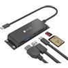 Techly Docking Station Techly 5in1 USB-C e trade Hub HDMI con Lettore Micro SD/SD Nero