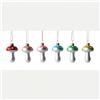 Giocoplast Natale Funghetto in Vetro 8cm Colori Assortiti Prezzo Caduno
