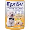 MONGE Grill cibo per cani pezzi di pollo con tacchino 100g