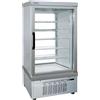 D.L. SERVICE Vetrina refrigerata - Capacità 530 lt - cm 76 x 76 x 191h ARGENTO