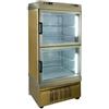 D.L. SERVICE Vetrina refrigerata - Capacità 480 lt - cm 76 x 76 x 191h ARGENTO