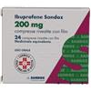 SANDOZ IBUPROFENE SAN 24CPR RIV 200MG