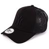 New Era Brooklyn Nets Team Colour Block A-Frame Black White Adjustable Trucker cap - One-Size