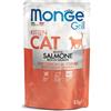 Monge Grill Kitten Cat Bocconcini di Salmone al forno 85g Bustina Gattini