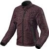 Rev'it Giubbotto Moto Donna Rev'it SHADE H2O Lady Leopardo Rosso