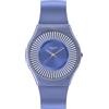 Swatch / Skin / Metro Deco / orologio donna / quadrante blu / cassa plastica / cinturino silicone - SS08N110