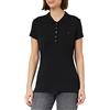 Tommy Hilfiger Maglietta Polo Maniche Corte Donna Heritage Slim Fit, Nero (Masters Black), XXS