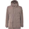 CAVALLI CLASS giaccone beige scuro con cappuccio