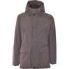 CAVALLI CLASS giaccone moro scuro con cappuccio