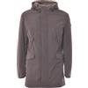 CAVALLI CLASS giaccone moro con cappuccio fisso
