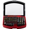 KRINO 66014004 LTI By 66014004-Set Inserti Colorati per Avvitatura-42 Pezzi, Rosso
