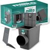 Millto™ Pozzetto per Pluviale 110 mm | Scarico Laterale Filtro per Tubo di Acqua Piovana Scatola Grondaia Cassetta Pioggia Polipropilene
