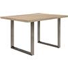 Forte TABLES Tavolo non allungabile, in legno derivato, rovere Sonoma, 140 x 74,7 x 90 cm