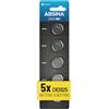 ABSINA 5x Batteria CR2025 3V - CR2025 batteria anti perdite & lunga durata - CR 2025 batteria 3V, batteria 2025 bottone, pila CR2025, batterie 2025, pile CR2025, pila 2025, pile 2025 bottone