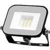 V-TAC PRO VT-44010 Faro LED 10W proiettore Chip Samsung corpo nero e vetro grigio luce 4000K IP65 - 9899